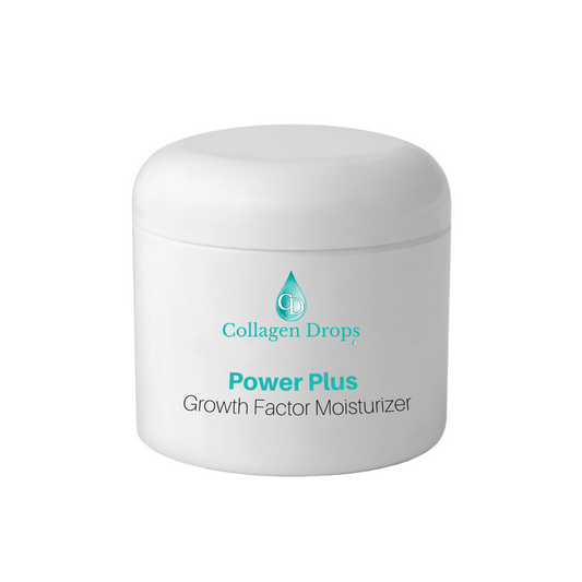 Power Plus Growth Factor Moisturizer – 4 oz - Collagen Drops